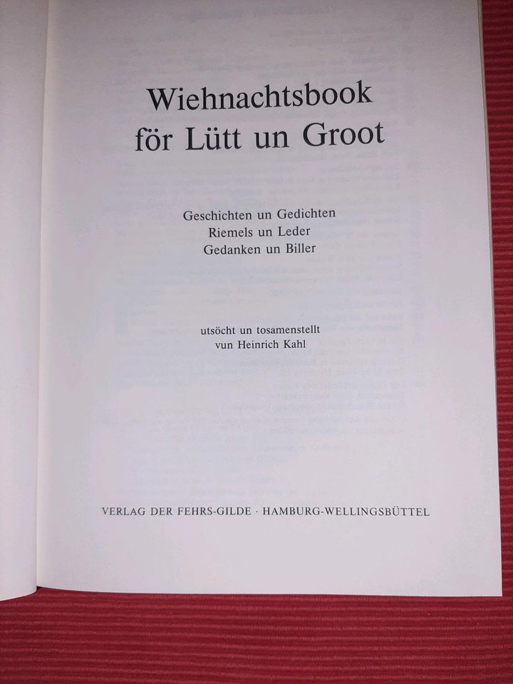 Wiehnachtsbook för Lütt un Groot, Heinrich Kahl in Greifswald