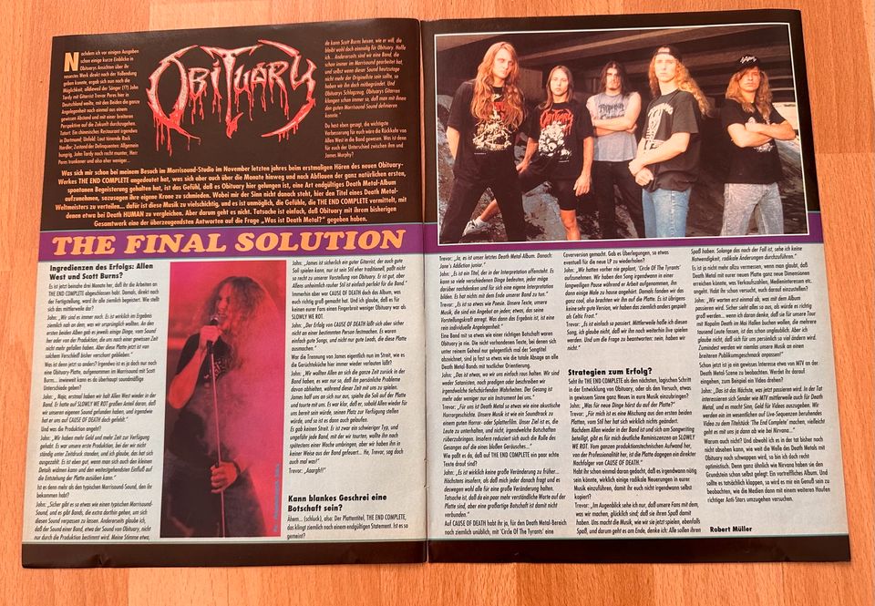 Obituary CD’S Erstpressung,Firstpress,Patch,Death Metal, in Schöne Aussicht, Gem Masburg