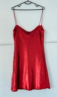 Kleid-Zara Rotes Pailletten-Mini-Slip-Kleid Niedersachsen - Lehrte Vorschau