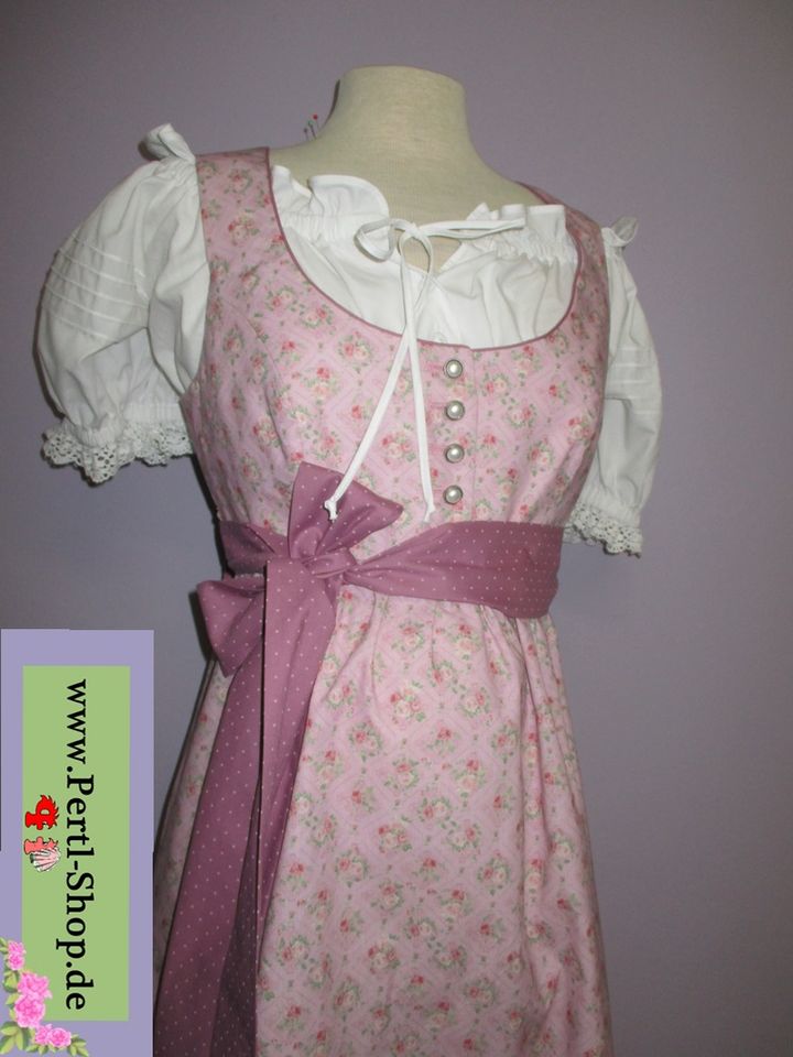 Umstandsdirndl, neu, Rosé, Gr. 38, mit Gürtel in Traunstein