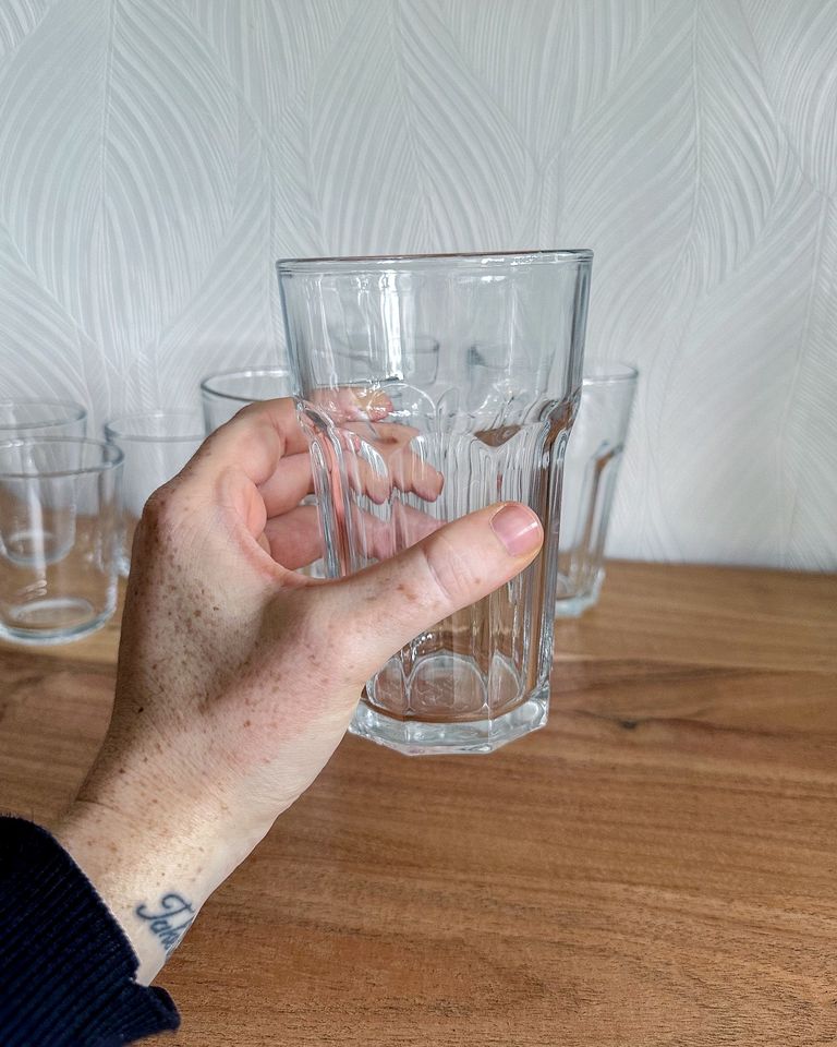 10x Trinkgläser Glas transparent in Voerde (Niederrhein)