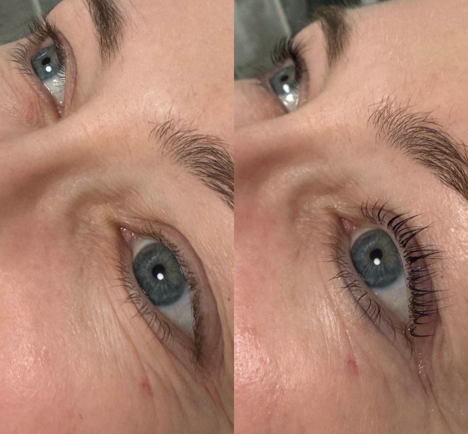 Wimpernlifting mit färben und Keratin oder Browlifting in Duisburg