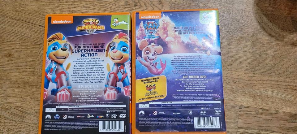 Paw Patrol Dvds/Kinderfilme/Marshall und Chase in Weilerbach