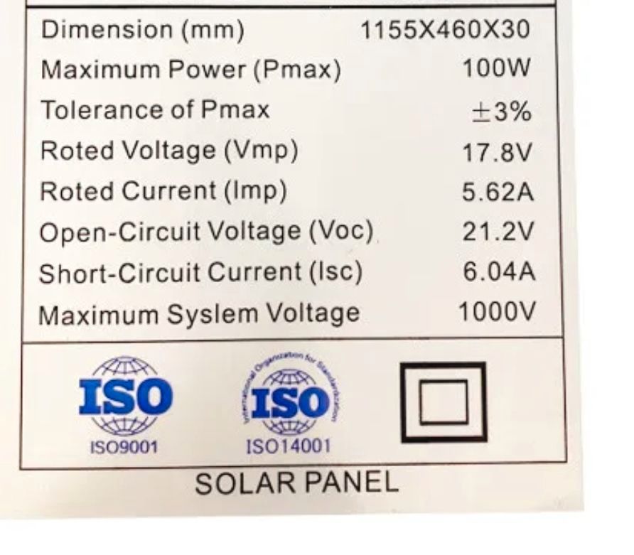 200 Watt Solarmodul ☀️ 2 x 100 Watt Neu und OVP in Neuhaus