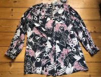 bunte Vintage Bluse mit Gürtel Hemd Hemdbluse graphische Prints Berlin - Reinickendorf Vorschau