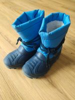 Winterstiefel blau gefüttert Größe 28 mit Blinkfunktion Baden-Württemberg - Gottenheim Vorschau