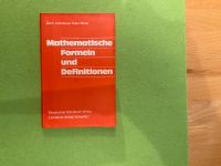 Mathematische Formeln und Definitionen vom Bayer. Schulbuchverlag München - Milbertshofen - Am Hart Vorschau