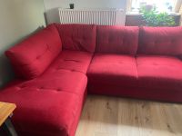 Rotes L-Sofa mit Schlaffunktion/Bettkasten Brandenburg - Fredersdorf-Vogelsdorf Vorschau