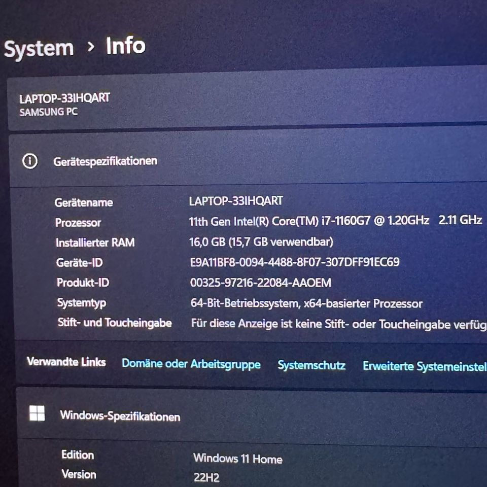 Samsung Galaxy Book Pro 512 GB 13“ blau in Leipzig