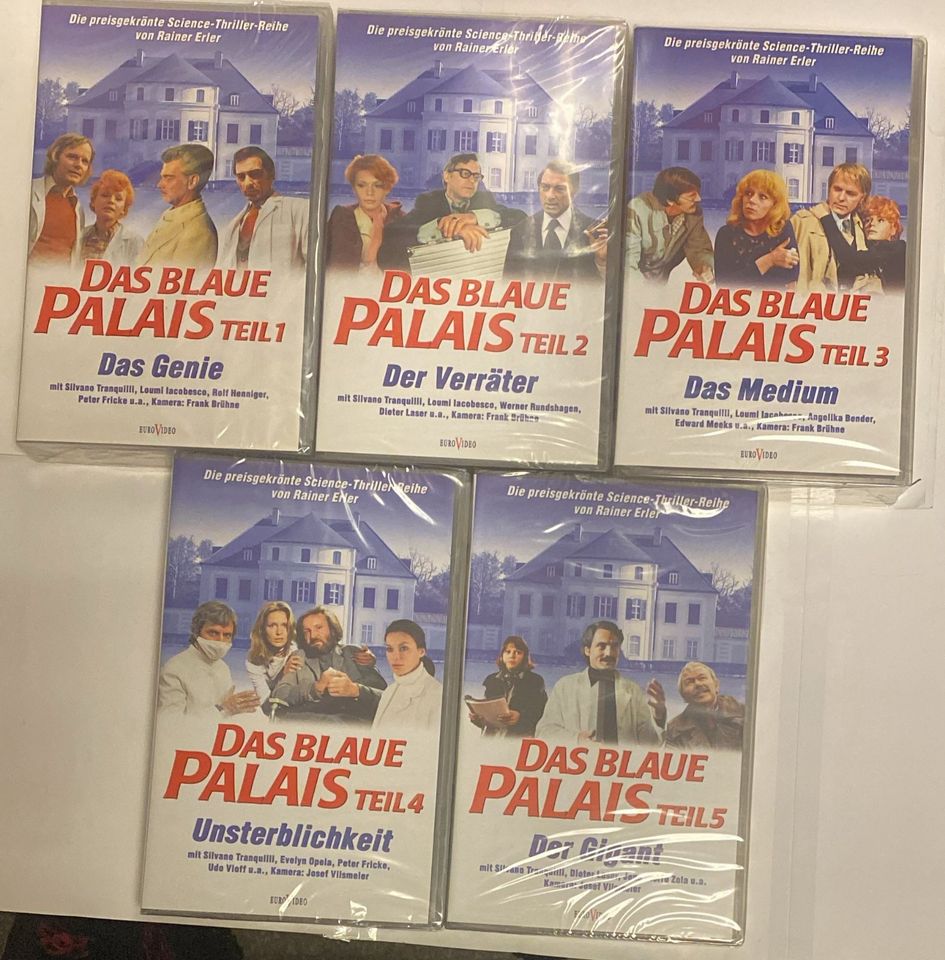 Das Blaue Palais komplette Reihe Teil 1-5 VHS ++NEUWARE++ in Berlin