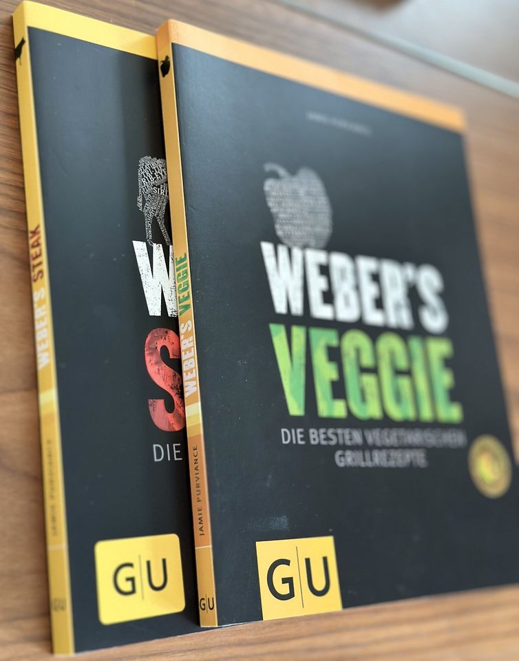 Weber's Steak und Veggie Grillrezepte Bücher *neuwertig* in Dingolfing