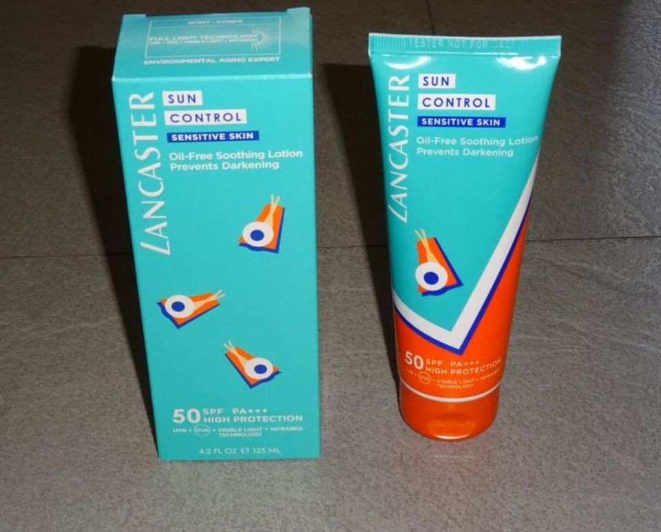 Lancaster Sun Control Sensitive Skin, 50 SPF, neu in Elsenfeld