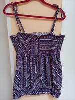 Street One Top mit breitem Smokeinsatz 40 Lila Niedersachsen - Munster Vorschau