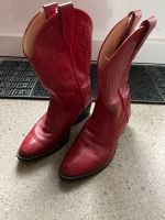 Old West 8116 Red Round Toe Gr10 Leder Stiefel Brandenburg - Neuenhagen Vorschau