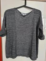 Strickpullover Garn Frühjahr dunkelgrau meliert Gr. S Saarland - Überherrn Vorschau
