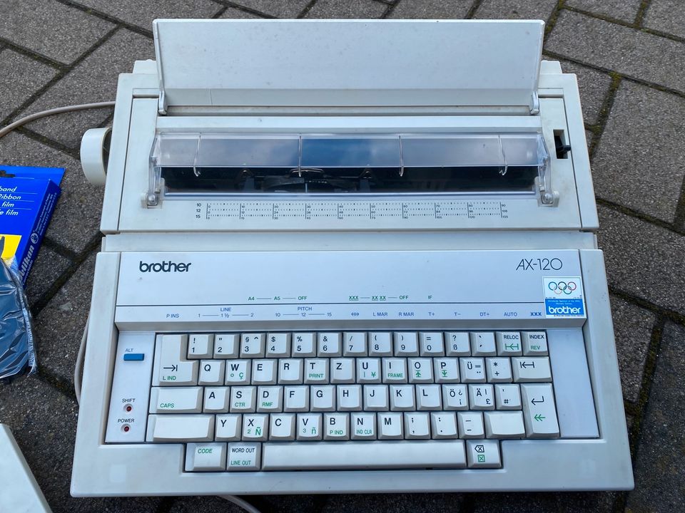 Schreibmaschine, brother AX-120 in Biederitz