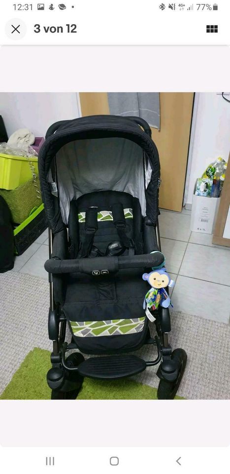 ABC Design VIPER Wasabi  Kinderwagen mit Babyaufsatz und Sportauf in Waghäusel