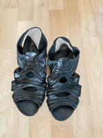 Everybody Sandale Gr.38,5 echtes Leder schwarz Nordrhein-Westfalen - Erkrath Vorschau