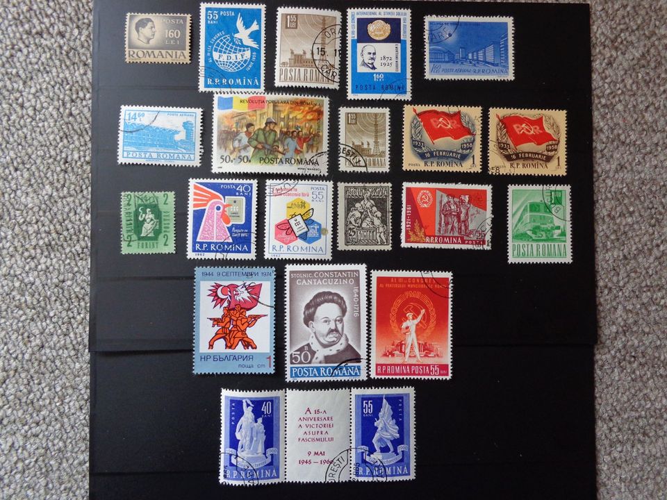 Rumänien kleine Briefmarkensammlung für 1€ zu verkaufen in Bad Saulgau
