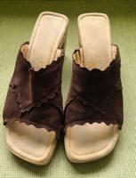Gabor Sandalen Clogs aus echten Leder Gr. 5 1/2 Hessen - Wölfersheim Vorschau