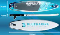 Bluemarina SUP Board Mapuna Sport, Kickpad, Double Layer, Paddel Bayern - Winterhausen Vorschau