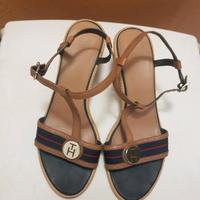 Tommy HILFIGER damen Sandaletten gr.41 bunt fast neu West - Unterliederbach Vorschau