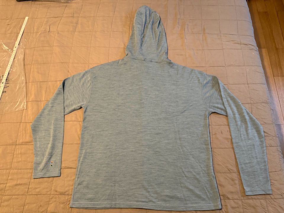 Smartwool Merino Zipper Herren Hoodie Gr M Blau Neu mit Etikett in München