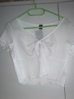 Weißes Shirt mit Schleife Nordrhein-Westfalen - Wermelskirchen Vorschau