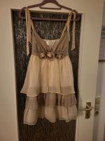 ☀️ Lipsy London Gr.10 Seiden tunika/Kleid  beige/ taupe Schleswig-Holstein - Kiel Vorschau