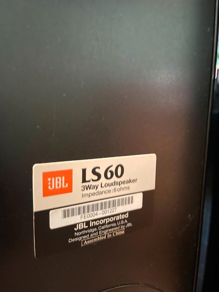 JBL LS 60 Paar Klavierlack Schwarz in Armsheim