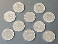 10x Umlaufmünze - 50 Pfennig - aus dem Zeitraum 1949 bis 1994 Niedersachsen - Braunschweig Vorschau