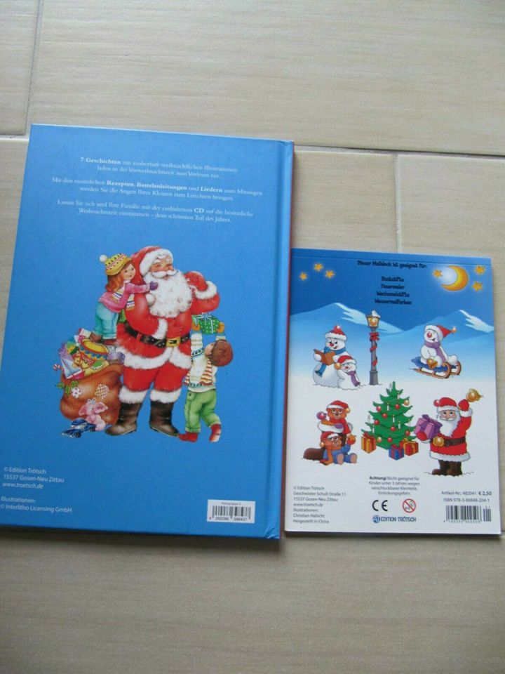 Buch Mein liebstes Weihnachtsbuch mit CD + Weihnachtsmalblock in Dippoldiswalde