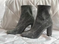 Michael Kors Mandy Glitter Stretch-Knit Bootie in Black/Silver Bayern - Kempten Vorschau