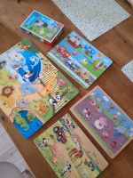 Puzzle Steckpuzzle Holz Peppa Bauernhof Fahrzeuge Zoo Nordrhein-Westfalen - Steinhagen Vorschau