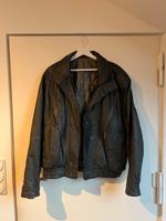 Schwarze Vintage Lederjacke, Größe 52 Bonn - Dottendorf Vorschau