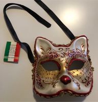 Venezianische handbemalte Katzenmaske Hessen - Münster Vorschau