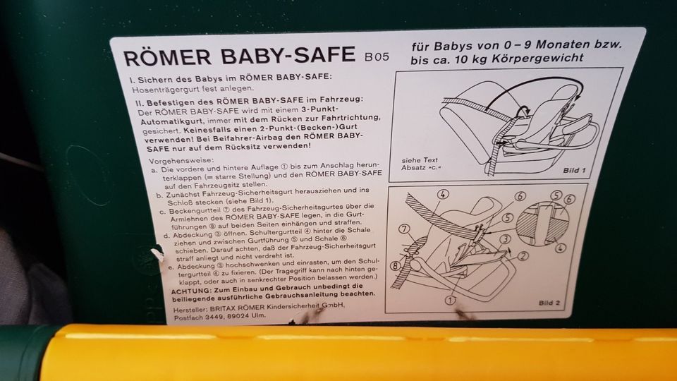 Baby-Safe von RÖMER bis 10 kg in Kandern
