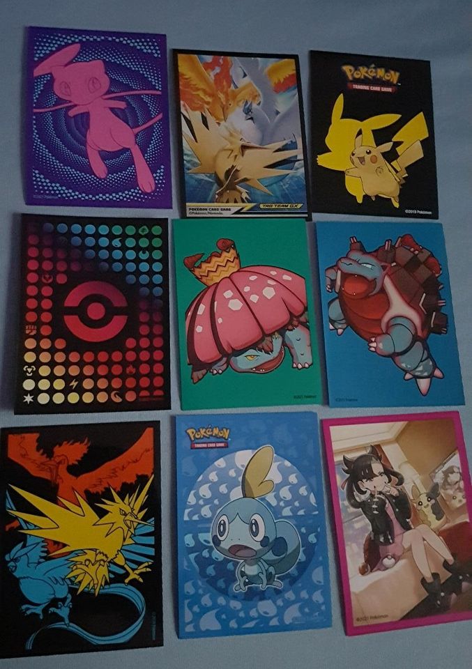 Pokemon Karten Sleeve Hüllen Sammlung in Dillingen (Donau)