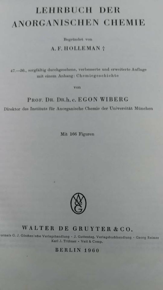 Lehrbuch der anorganischen Chemie in Dortmund