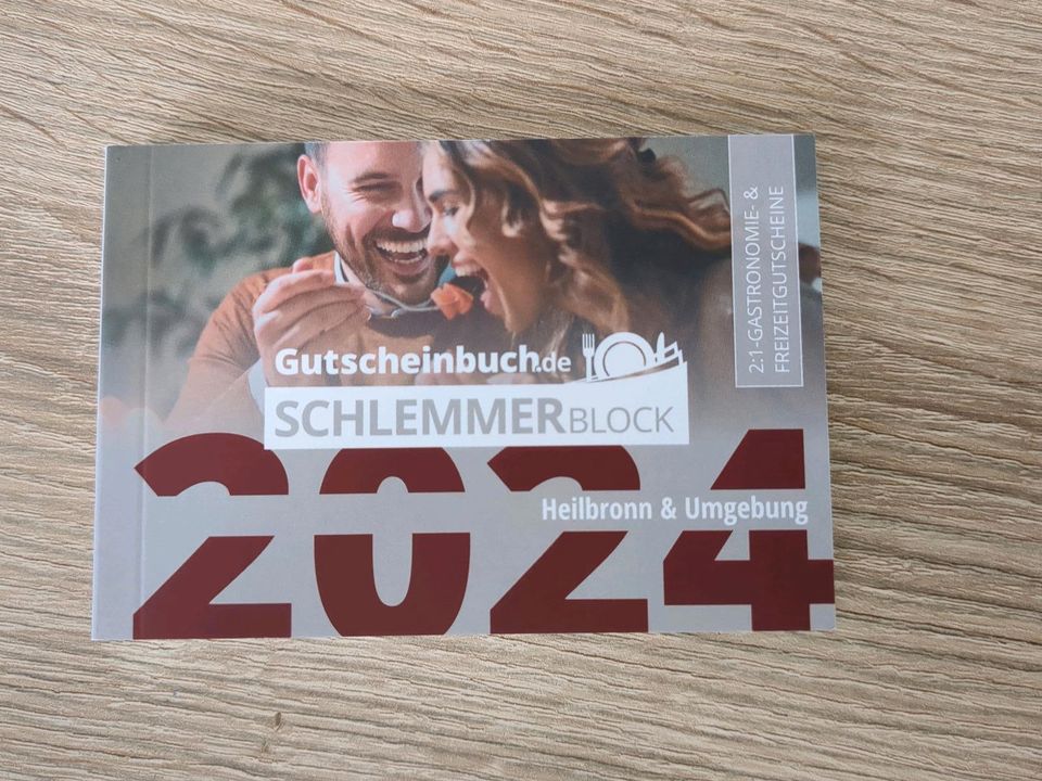 Schlemmerblock Gutscheinbuch Heilbronn & Umgebung 2024 in Oftersheim