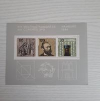 Briefmarkenblock BRD Weltkongress Hamburg XIX Berlin - Hellersdorf Vorschau