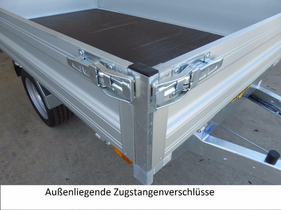 Humbaur HU132314 Hochlader 1,3to gebremst Ladefläche 230 x 140cm in Gunzenhausen