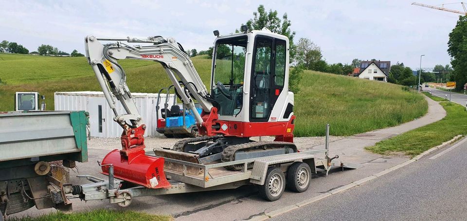 Dumper Minibagger Rüttelplatte Stampfer leihen mieten zu vermiete in Aulendorf