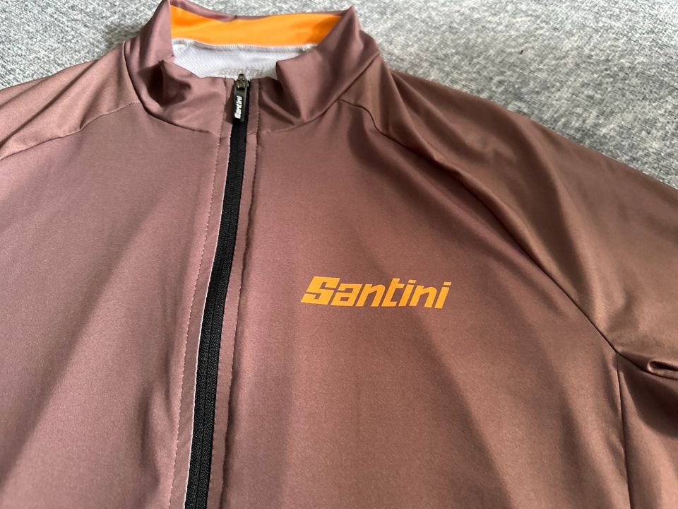 Santini Stile Jersey Rennrad Gravel MTB Braun Orange XL in Frankfurt am Main