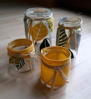 Windlichter/Teelichthalter/Vasen /Utensilos *nachhaltig* Hessen - Ebsdorfergrund Vorschau