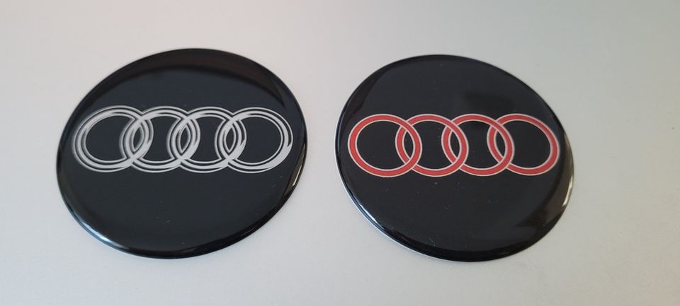 AUDI 3D 65 mm Aufkleber Nabendeckel Radnabe Silikon Alu ROT in Berlin -  Mitte | Reifen & Felgen | eBay Kleinanzeigen ist jetzt Kleinanzeigen