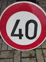 Schild Verkehrszeichen 40 km/h Nordrhein-Westfalen - Werl Vorschau