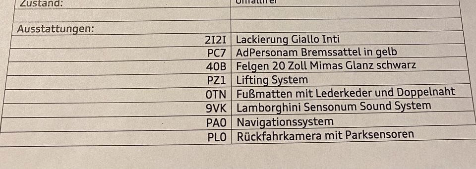 Lamborghini Huracan LP 610-4 Sensonum Service neu! in Bamberg