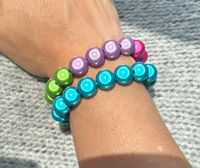 Miracle beads Armband ❤️ Türkis pink neon Leuchtperlen Perlen Nordrhein-Westfalen - Lippstadt Vorschau