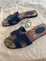 HERMÈS Oran Sandalen Gr. 39 Limitiert Limited Edition Leder Berlin - Spandau Vorschau